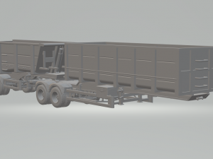 Randon bi caamba brazil trailer dumper 3D Print Model