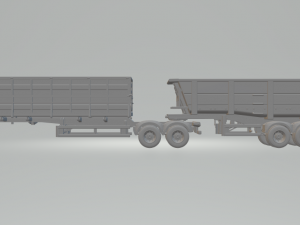 Randon bi caamba brazil trailer dumper 3D Print Model