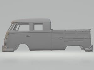 Vw double cab 3D-printmodel