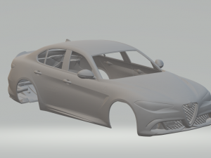 Alfa romeo giulia 16 3Dプリントモデル