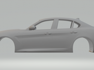 Alfa romeo giulia 16 3Dプリントモデル