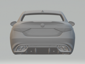 Alfa romeo giulia 16 3Dプリントモデル