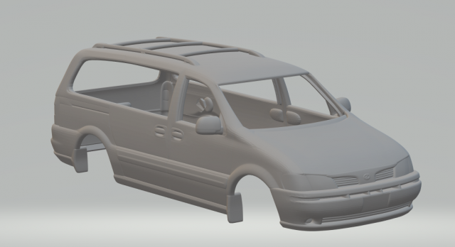 OLDSMOBILE SILHOUETTE 2004 Model Cetak 3D .c4d .max .obj .3ds .fbx .stl .blend 