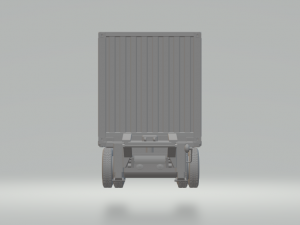 Skelton trailier 20ft 3D प्रिंट मॉडल
