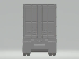 Skelton trailier 20ft 3D Print Model