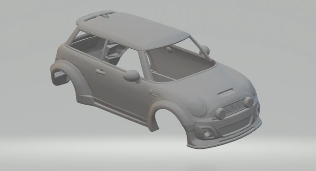 John cooper works 2009 3D Print Model .c4d .max .obj .3ds .fbx .stl .blend