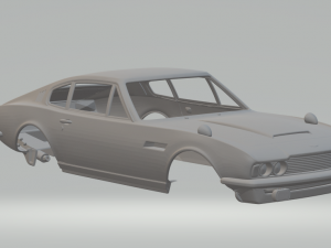 Aston martin vantage 3D Print Model