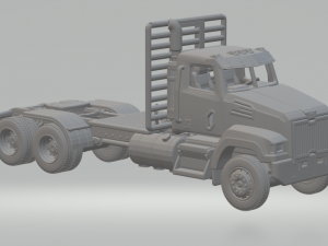 Western star 4700 sa day cab 3Dプリントモデル
