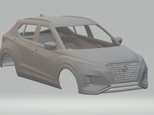 Nissan kicks Modèles 3D en vedette