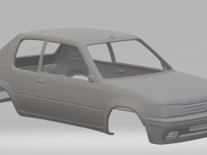 PEUGEOT 205 3Dプリントモデル