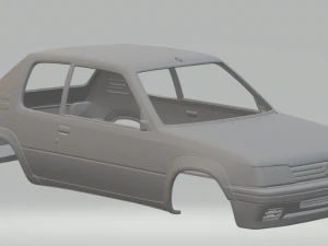 PEUGEOT 205 3D Print Model