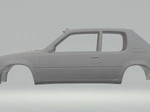 PEUGEOT 205 3D Baskı Modeli