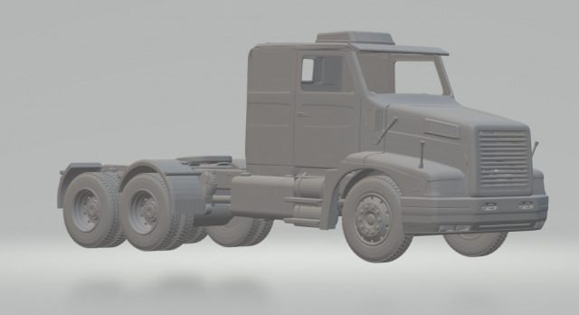 Volvo nl10 6x4 3Dプリントモデル .c4d .max .obj .3ds .fbx .stl .blend