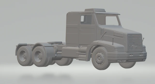 Volvo nl10 6x4 3D Print Model .c4d .max .obj .3ds .fbx .stl .blend