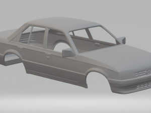 Opel rekord 1982 Modelo de impresión 3D