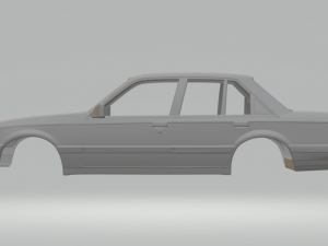 Opel rekord 1982 3D Print Model