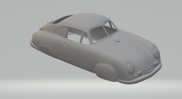 1951 porsche 356 sl Model do druku 3D .c4d .max .obj .3ds .fbx .stl .blend 