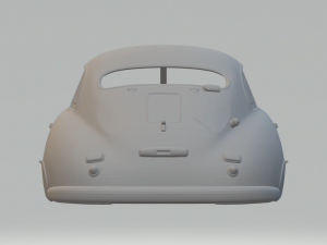 1951 porsche 356 sl Model do druku 3D