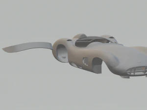 Aston Martin DBR1 de 1958 Modèles 3D en vedette