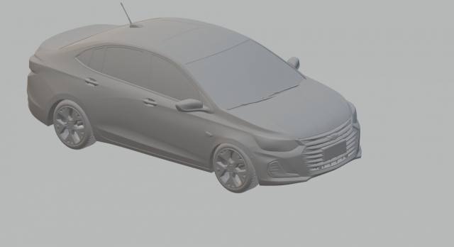 Chevrolet onix plus sedan Modèles 3D en vedette .c4d .max .obj .3ds .fbx .stl .blend 