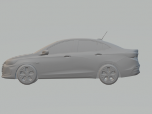 Chevrolet onix plus sedan Modèles 3D en vedette