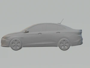 Chevrolet onix plus sedan 3D Print Model