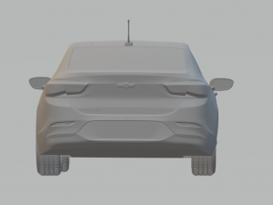 Chevrolet onix plus sedan Modèles 3D en vedette
