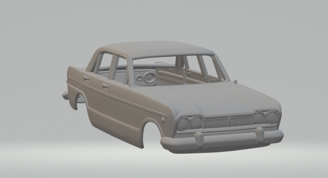Nissan skyline gt 64 Modelo de Impressão 3D .c4d .max .obj .3ds .fbx .stl .blend 