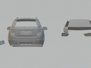Chevrolet captiva 3D Print Model