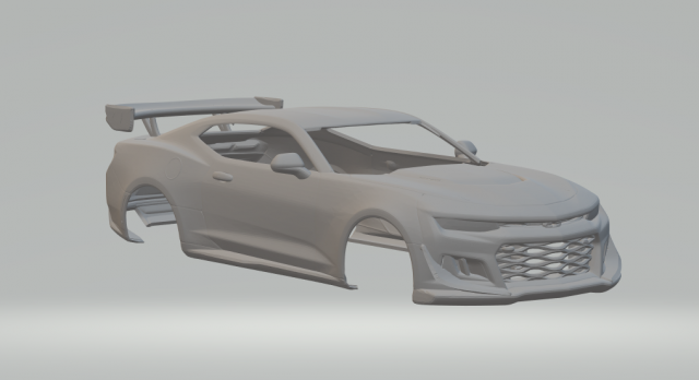 Chevrolet camaro gt4 Model do druku 3D .c4d .max .obj .3ds .fbx .stl .blend 