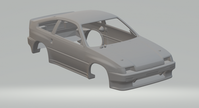Honda civic nugen 84 Model do druku 3D .c4d .max .obj .3ds .fbx .stl .blend