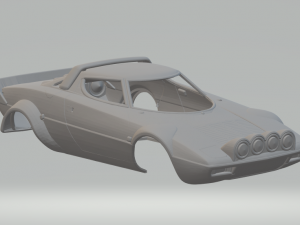 Lancia stratos 3D-printmodel