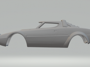 Lancia stratos 3D 프린트 모델