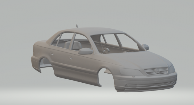 Opel omega 94 3D 打印模型 .c4d .max .obj .3ds .fbx .stl .blend