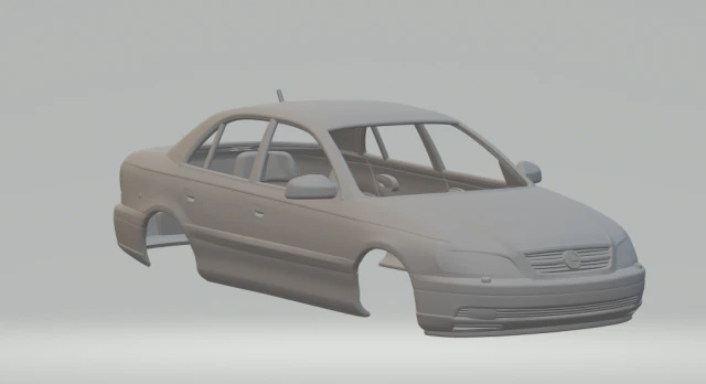Opel omega 94 3D Print Model .c4d .max .obj .3ds .fbx .stl .blend