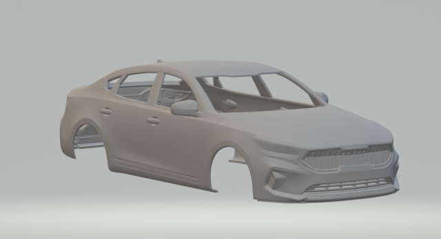 Kia cadenza 2020 3D Принт Модель .c4d .max .obj .3ds .fbx .stl .blend 