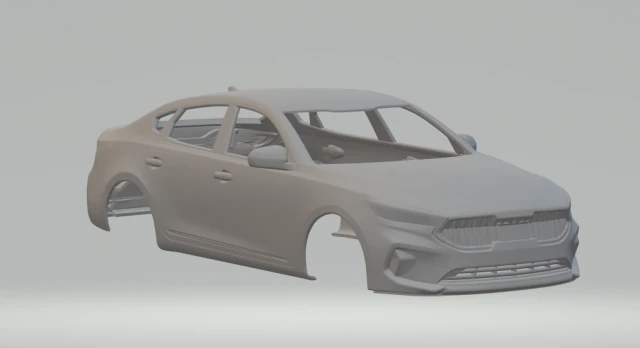 Kia cadenza 2020 3D Print Model .c4d .max .obj .3ds .fbx .stl .blend 