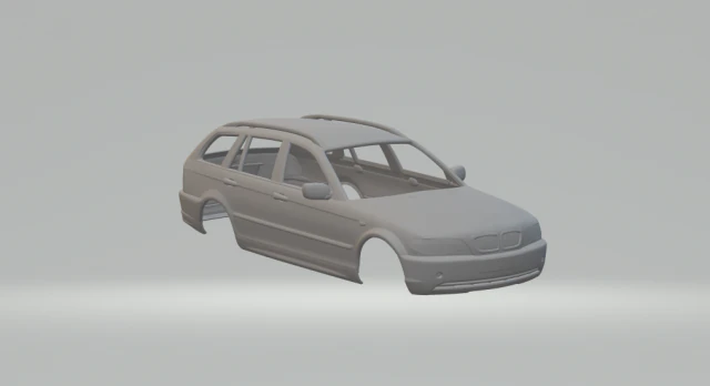 Series 3 touring e 46 2001 3D Print Model .c4d .max .obj .3ds .fbx .stl .blend