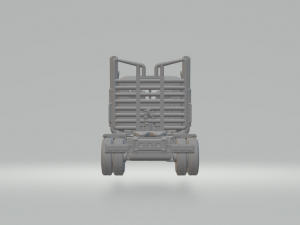 Trident truck day cab 6x4 3D Baskı Modeli