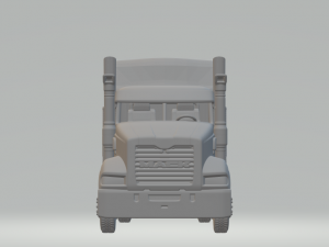 Trident truck sleeper cab 6x4 Modèles 3D en vedette