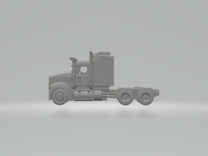 Trident truck sleeper cab 6x4 Modèles 3D en vedette