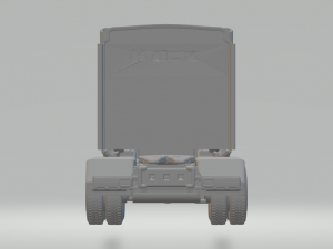 Trident truck sleeper cab 6x4 Modèles 3D en vedette