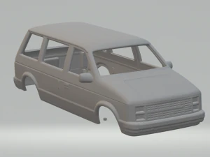 Dodge caravan 1984 3D Print Model