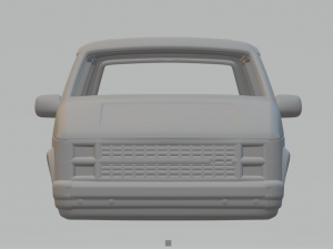Dodge caravan 1984 3Dプリントモデル
