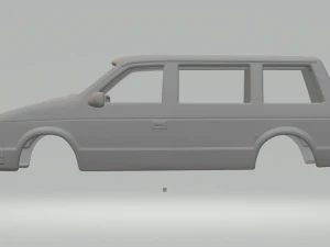 Dodge caravan 1984 3D Print Model