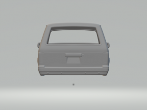 Dodge caravan 1984 3Dプリントモデル