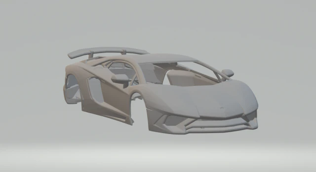 Aventador lp 750-4 3D Print Model .c4d .max .obj .3ds .fbx .stl .blend 