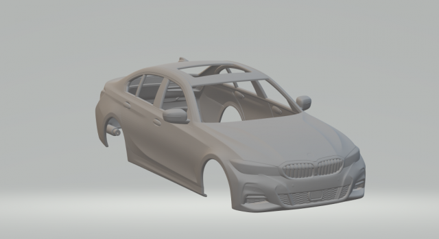 Series 3 sedan m 2019 3D Baskı Modeli .c4d .max .obj .3ds .fbx .stl .blend 