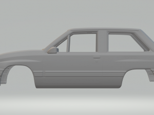 Opel corsa Model Cetak 3D