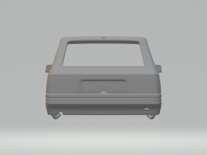Opel corsa Model Cetak 3D